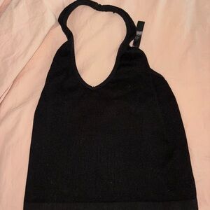 black urban halter top